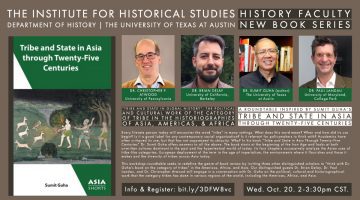 IHS Book Talk:“‘全球历史中的部落和国家’:亚洲、美洲和非洲史学中部落类别的政治和文化工作”，作者Sumit Guha，得克萨斯大学奥斯汀分校